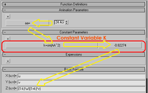 Constant Parameter