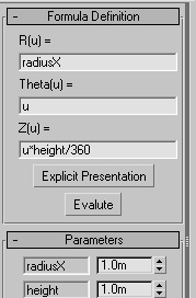 Fixed Radius Helix Setting