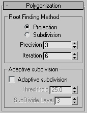 Implicit Polygonization Rollout