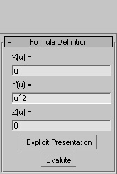 Parabola setting