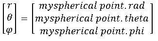 Sphere formula