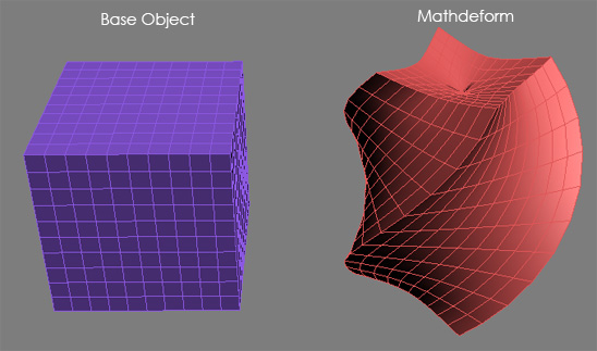 Mathdeform & Base object